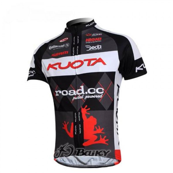 Kuota SRAM Road Pro Team Radtrikot Kurzarm Schwarz Weiß Radtrikot De