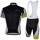 2013 LOOK Fahrradbekleidung Satz Fahrradtrikot Kurzarm Trikot und Kurz Trägerhose Schwarz Radtrikot De