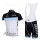 Leopard Trek Pro Team Fahrradbekleidung Satz Fahrradtrikot Kurzarm Trikot und Kurz Trägerhose Schwarz Blau Weiß Radtrikot De