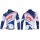 Lotto Belisol Fahrradbekleidung Radtrikot Satz Langarm und Lange Trägerhose Weiß Blau Radtrikot De