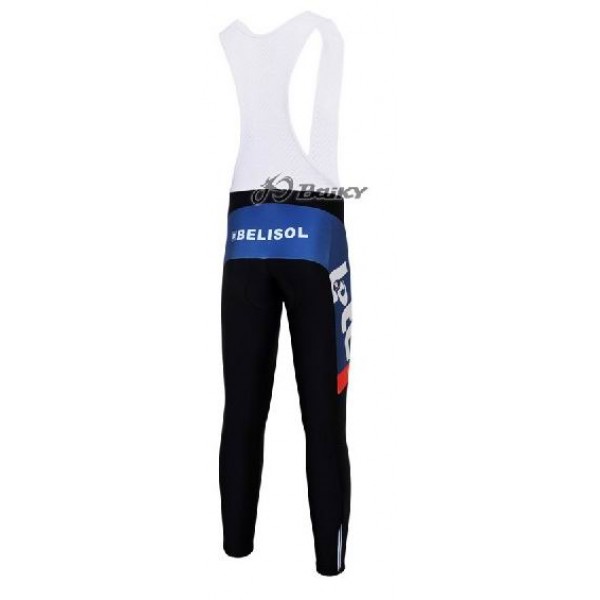 Lotto Belisol Pro Team Lang Trägerhose Weiß Blau Radtrikot De
