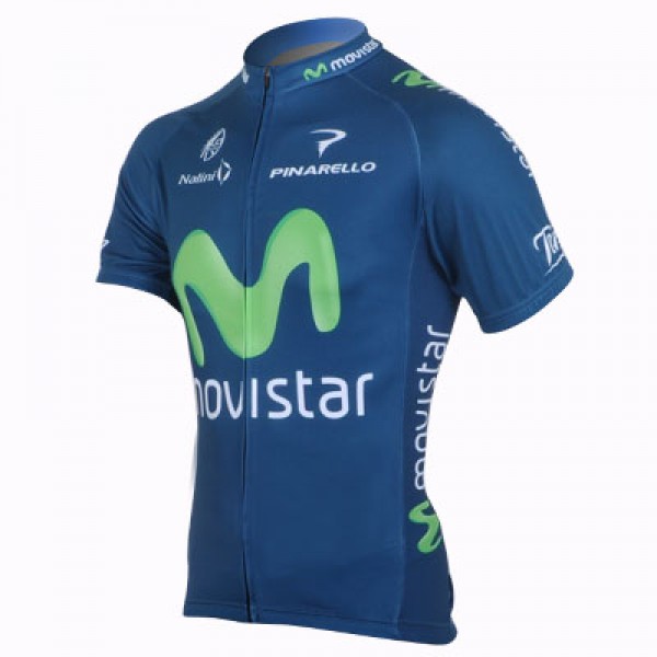 2013 Movistar Team Radtrikot Kurzarm Blau Radtrikot De 2013 Movistar Team Radtrikot Kurzarm Blau Radtrikot De