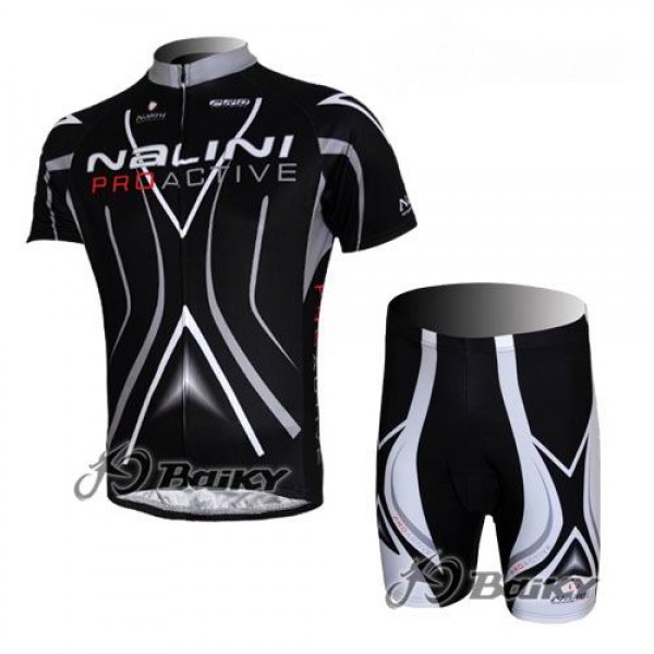Nalini Pro Team Radbekleidung Radtrikot Kurzarm und Fahrradhosen Kurz Schwarz Radtrikot De