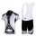 Nalini Pro Team Fahrradbekleidung Satz Fahrradtrikot Kurzarm Trikot und Kurz Trägerhose Weiß Radtrikot De