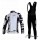 Nalini Pro Team Fahrradbekleidung Radtrikot Satz Langarm und Lange Trägerhose Weiß Schwarz Radtrikot De