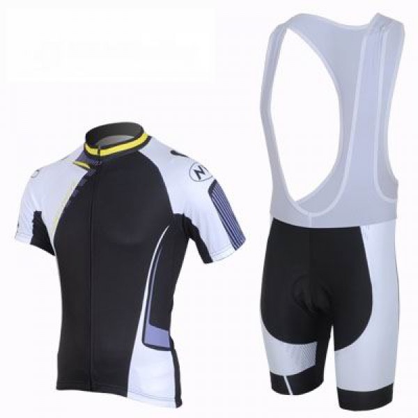 2013 Northwave Fahrradbekleidung Satz Fahrradtrikot Kurzarm Trikot und Kurz Trägerhose Schwarz Weiß Radtrikot De