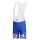 Omega Pharma-Quick Step innergetic Kurz Trägerhose Blau Weiß Radtrikot De