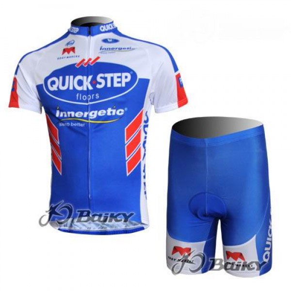 Omega Pharma-Quick Step innergetic Radbekleidung Radtrikot Kurzarm und Fahrradhosen Kurz Blau Weiß Radtrikot De Omega Pharma-Quick Step innergetic Radbekleidung Radtrikot Kurzarm und Fahrradhosen Kurz Blau Weiß Radtrikot De