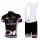 Orbea Pro Team Fahrradbekleidung Satz Fahrradtrikot Kurzarm Trikot und Kurz Trägerhose Schwarz Blau Radtrikot De