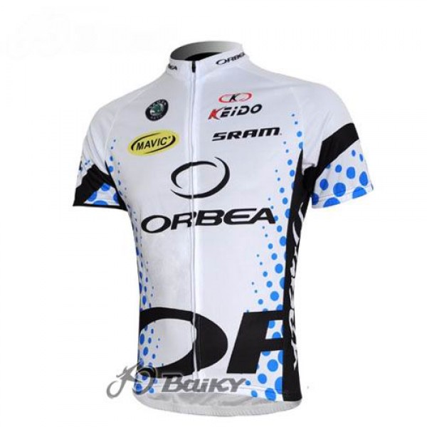 Orbea Pro Team Radtrikot Kurzarm Weiß Radtrikot De