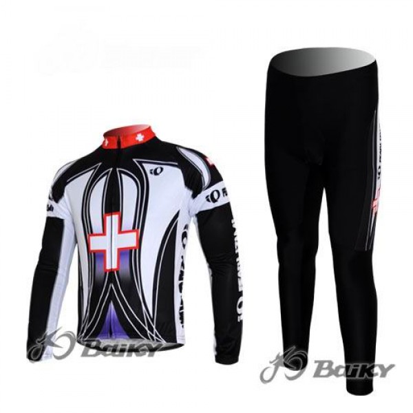 Pearl Izumi Pro Team Fahrradbekleidung Radtrikot Satz Langarm und Lange Fahrradhose Weiß Schwarz Rot Radtrikot De