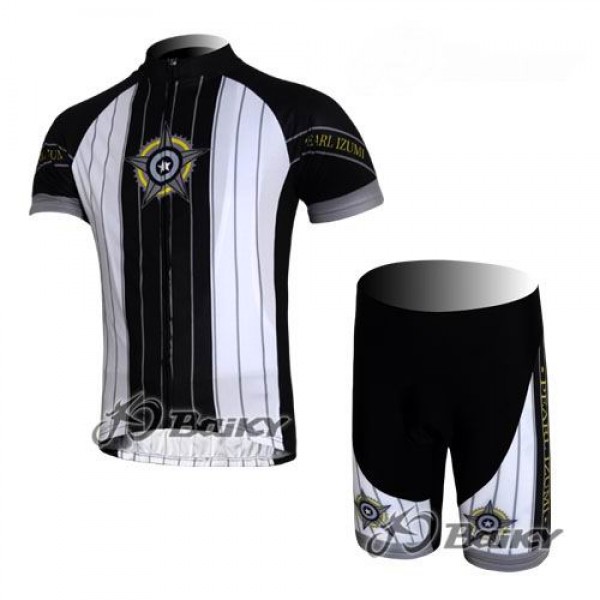 Pearl Izumi Pro Team Radbekleidung Radtrikot Kurzarm und Fahrradhosen Kurz Weiß Schwarz Radtrikot De