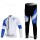 Pinarello Pro Team Fahrradbekleidung Radtrikot Satz Langarm und Lange Fahrradhose Weiß Blau Radtrikot De