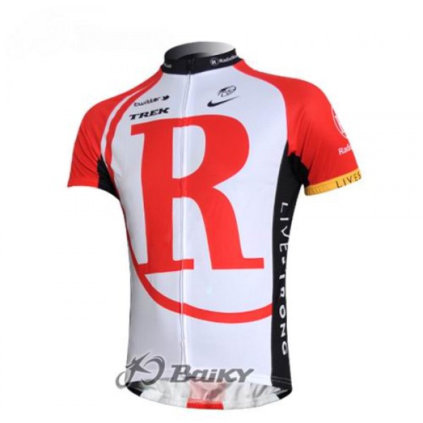RadioShack Trek Pro Team Radtrikot Kurzarm Rot Weiß Radtrikot De