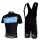 SKY Pro Team Fahrradbekleidung Satz Fahrradtrikot Kurzarm Trikot und Kurz Trägerhose Schwarz Blau Radtrikot De