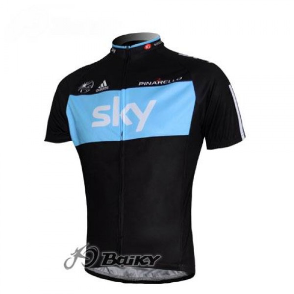 SKY Pro Team Radtrikot Kurzarm Schwarz Blau Radtrikot De SKY Pro Team Radtrikot Kurzarm Schwarz Blau Radtrikot De