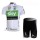 SKY Pro Team Radbekleidung Radtrikot Kurzarm und Fahrradhosen Kurz Weiß Grün Radtrikot De