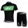 SKY Pro Team Radbekleidung Radtrikot Kurzarm und Fahrradhosen Kurz Schwarz Grün Radtrikot De