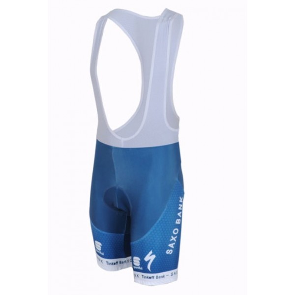 2013 Saxo Bank Tinkoff Pro Team Kurz Trägerhose Blau Radtrikot De