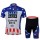 2013 Saxo Bank Tinkoff USA Champion Radtrikot Kurzarm und Kurz Radhose Kits Blau Weiß Rot Radtrikot De