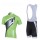 2013 Scott Racing Fahrradbekleidung Satz Fahrradtrikot Kurzarm Trikot und Kurz Trägerhose Grün Schwarz Radtrikot De