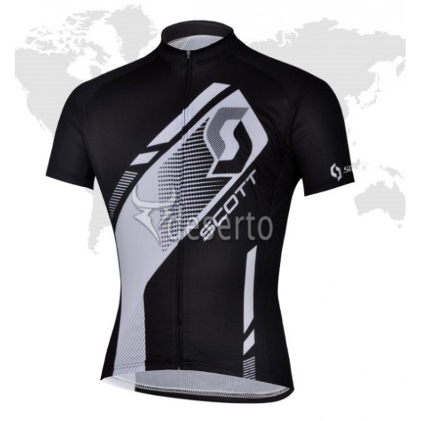 Scott Racing Radtrikot Kurzarm Schwarz 2013 Radtrikot De