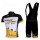 Specialized Livestrong Fahrradbekleidung Satz Fahrradtrikot Kurzarm Trikot und Kurz Trägerhose Weiß Gelb Radtrikot De