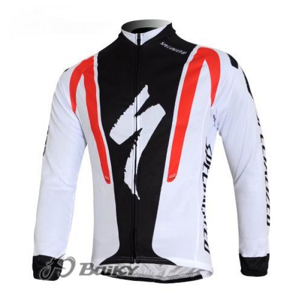 Specialized Pro Team S-Works Fahrradtrikot Langarm Weiß Schwarz Rot Radtrikot De