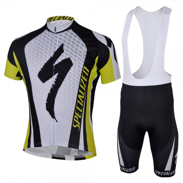 2013 Specialized Fahrradbekleidung Satz Fahrradtrikot Kurzarm Trikot und Kurz Trägerhose Weiß Schwarz Gelb Radtrikot De 2013 Specialized Fahrradbekleidung Satz Fahrradtrikot Kurzarm Trikot und Kurz Trägerhose Weiß Schwarz Gelb Radtrikot De