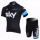2013 Team Sky Radtrikot Kurzarm und Kurz Radhose Kits Schwarz Blau Radtrikot De