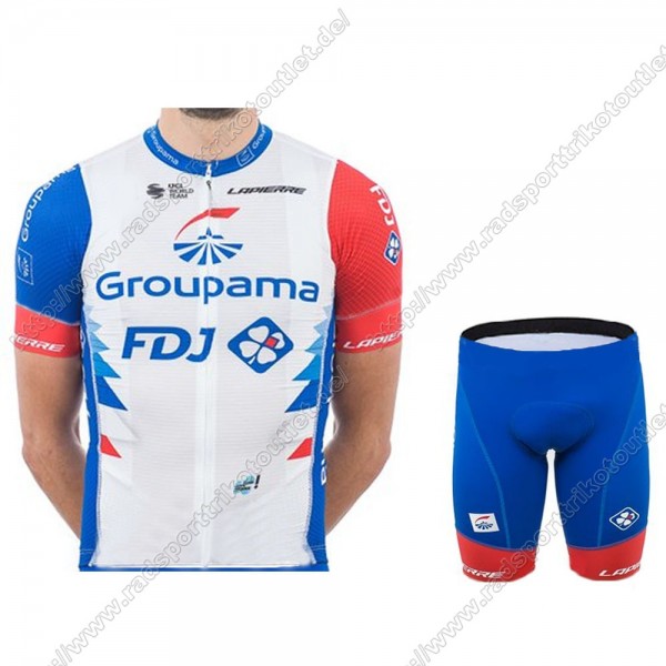 Profiteams Groupama Fdj 2021 Fahrradbekleidung Satz Radtrikot Kurzarm+Radho Radtrikot De
