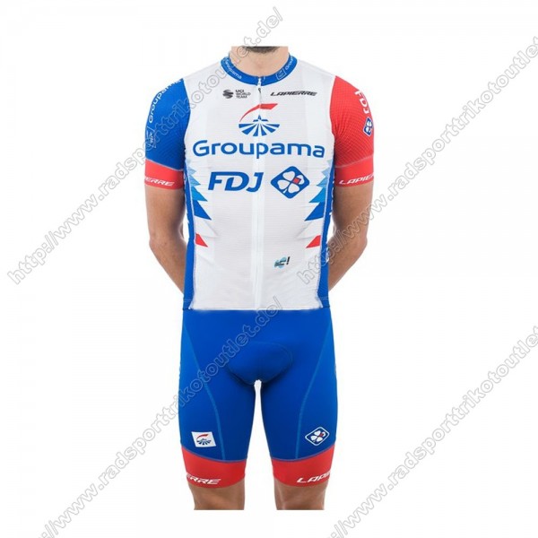 Profiteams Groupama Fdj 2021 Fahrradbekleidung Satz Radtrikot Kurzarm+Radho Radtrikot De