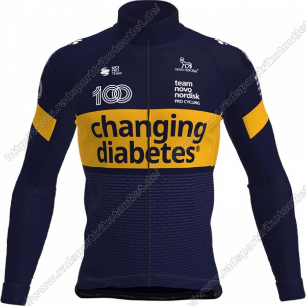 Profiteams Novo Nordisk 2021 Radsport Trikot Langarm LOVIX Radtrikot De