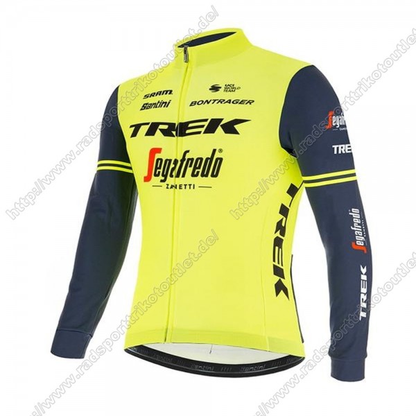 Profiteams Trek Segafredo 2021 Radsport Trikot Langarm Gelb TVMMT Radtrikot De