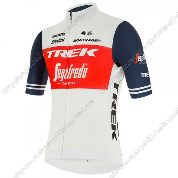 Profiteams Trek Segafredo 2021 Trikot Kurzarm Outlet Weiß YASIJ Radtrikot De