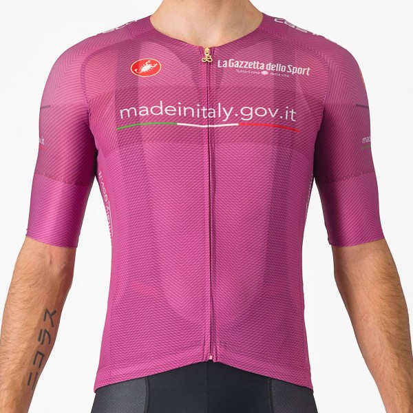 Herren Cyclamen Trikot Giro d'Italia 2024 Race Radtrikot De Herren Cyclamen Trikot Giro d'Italia 2024 Race Radtrikot De