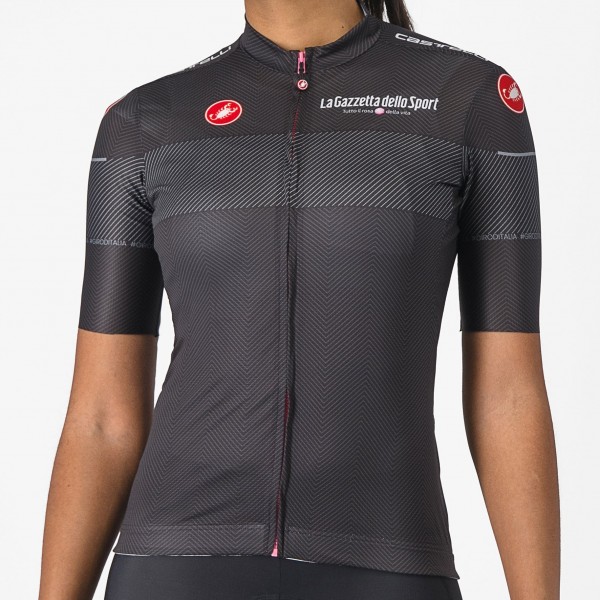 Damen Schwarzes Trikot Damen Giro d'Italia 2024 Competizione Radtrikot De Damen Schwarzes Trikot Damen Giro d'Italia 2024 Competizione Radtrikot De