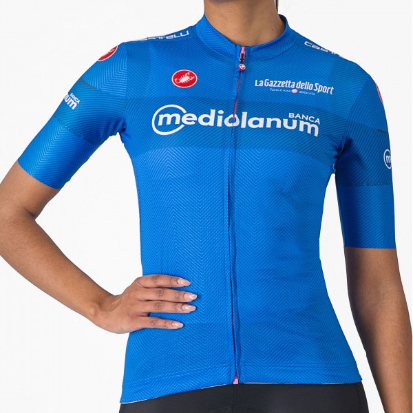 Damen Blaues Trikot Damen Giro d'Italia 2024 Competizione Radtrikot De Damen Blaues Trikot Damen Giro d'Italia 2024 Competizione Radtrikot De