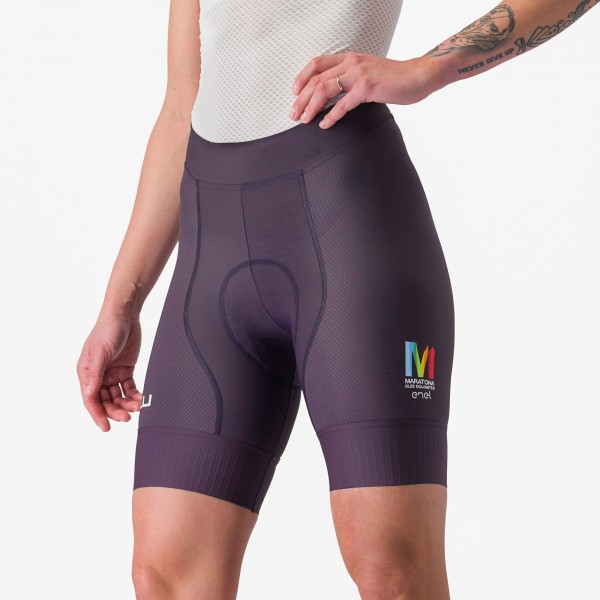 Damen Maratona Dles Dolomites-Enel 2024 frau kurze radhose Radtrikot De