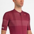 Herren Trofeo Giro d'Italia 2024 Trikot-Bordeaux Radtrikot De