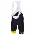 Herren Santini UCI Gravel UCI World Championship Flanders tragerhose 2024 Radtrikot De