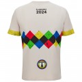 Herren Santini UCI Gravel Weltmeisterschaft T-Shirt Flandern 2024 Radtrikot De Herren Santini UCI Gravel Weltmeisterschaft T-Shirt Flandern 2024 Radtrikot De