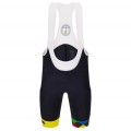 Herren Santini UCI Gravel UCI World Championship Flanders tragerhose 2024 Radtrikot De