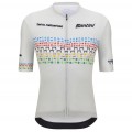 Herren Zurich 2024 Santini UCI Masters Weltmeister trikot-Grau Radtrikot De Herren Zurich 2024 Santini UCI Masters Weltmeister trikot-Grau Radtrikot De