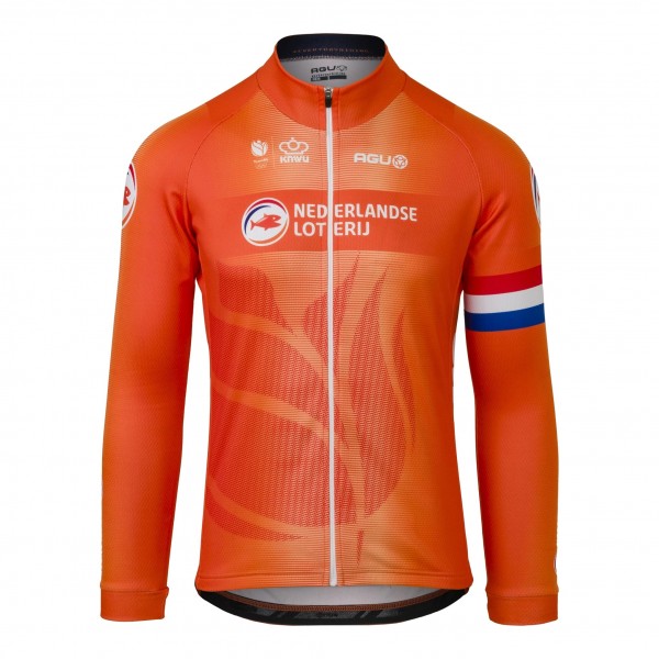 Herren Hollandisch Nationalen Agu langarmtrikot 2024 Radtrikot De Herren Hollandisch Nationalen Agu langarmtrikot 2024 Radtrikot De