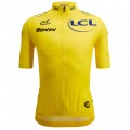 Herren Gelbes Trikot Tour de France 2024 Fan Linie Radtrikot De Herren Gelbes Trikot Tour de France 2024 Fan Linie Radtrikot De