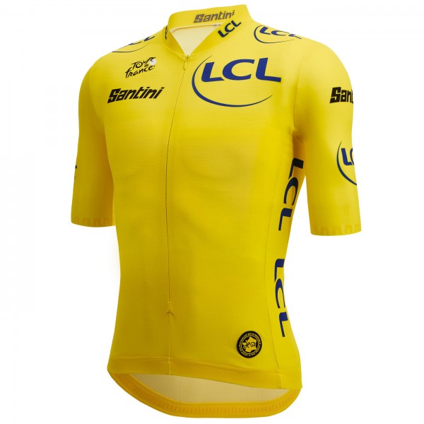 Herren Gelbes Trikot Tour de France 2024 Radtrikot De