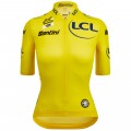 Damen Gelbes Trikot Damen Tour de France 2024 Radtrikot De Damen Gelbes Trikot Damen Tour de France 2024 Radtrikot De