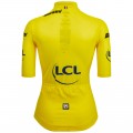 Damen Gelbes Trikot Damen Tour de France 2024 Radtrikot De Damen Gelbes Trikot Damen Tour de France 2024 Radtrikot De