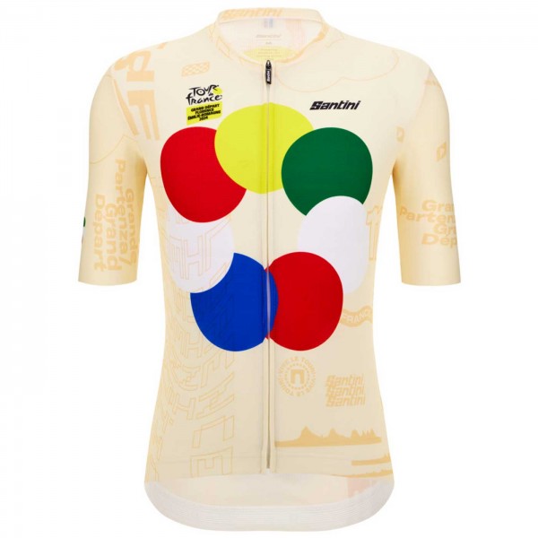 Herren Santini Tour de France 2024 trikot-Grand Départ Radtrikot De Herren Santini Tour de France 2024 trikot-Grand Départ Radtrikot De